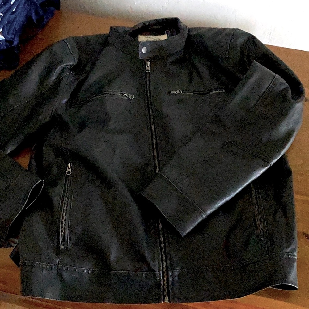 Men’s Vintage “Recycled” Leather Jacket